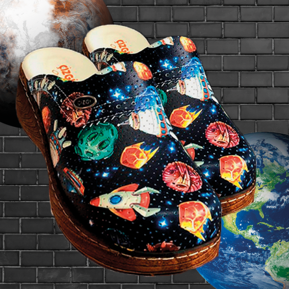 VivaColor Desenli Bayan Sabo Terlik (35-40)