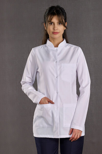 Çizgi Medikal Bayan Hakim Yaka Laboratuvar Önlüğü (Alpaka Kumaş)